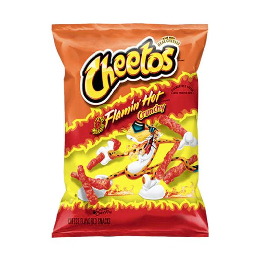 Cheetos Flamin'Hot Crunchy Cheese 226.8g: Il Gusto Audace dell'America