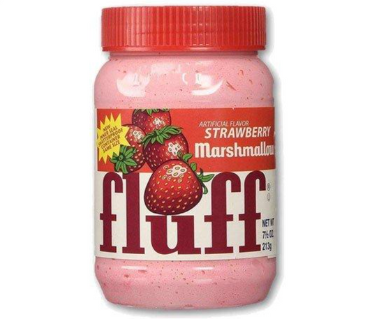 DURK FLUFF Marshmallow Fluff Strawberry - Crema spalmabile al marshmallow e fragola 213 gr