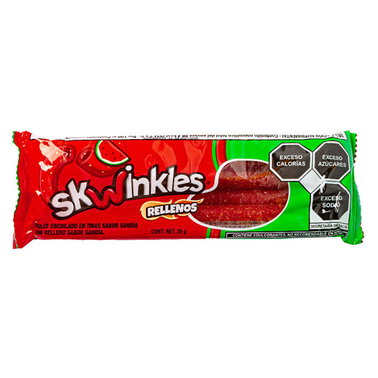 Skwinkles Candy Rellenos Sandia, caramelle ripiene al gusto di anguria da 26g