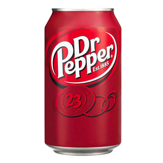 Dr Pepper UK, bevanda fruttata con vaniglia e caramello da 330 ml