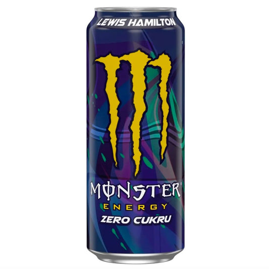 Monster Energy Lewis Hamilton Zero Sugar, energy drink alla frutta da 500ml