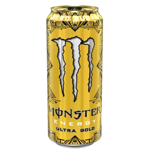 Monster Ultra Gold, energy drink all'ananas da 500ml